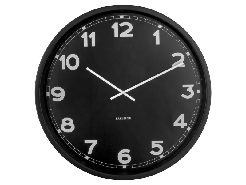 Present Time Wall Clock New Classic Large - KA5848BK Black
