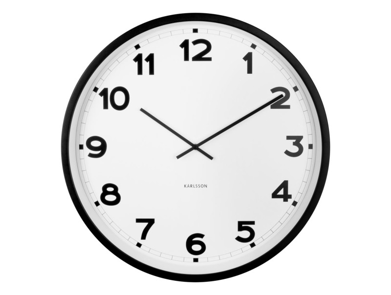 Present Time Wall Clock New Classic Large - KA5848WH White