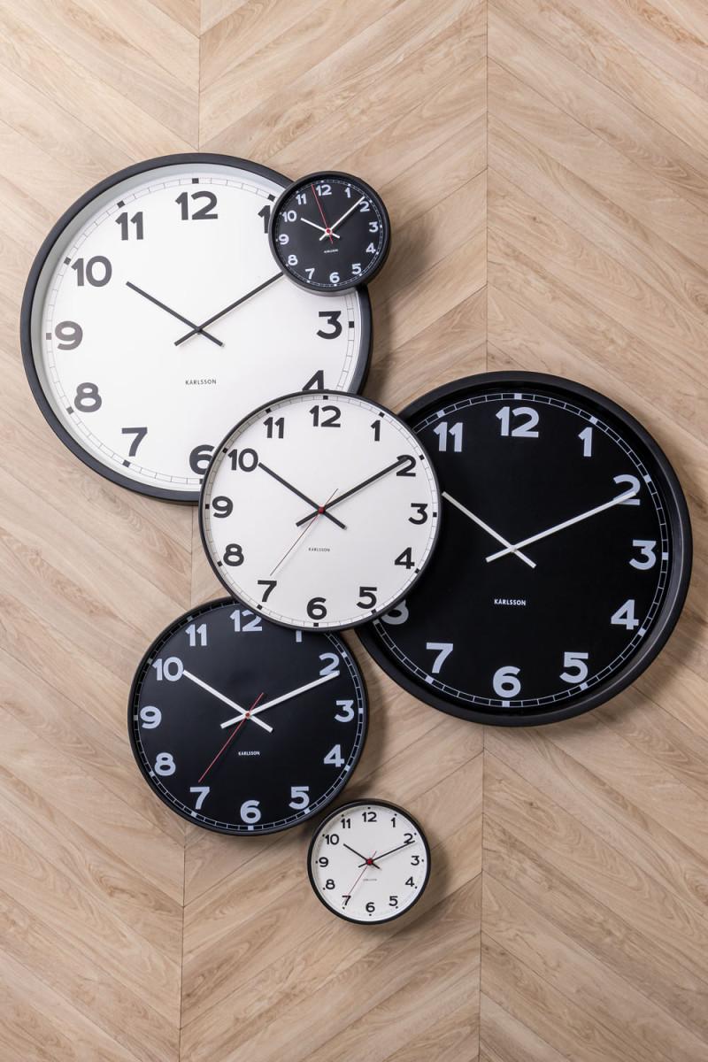 Present Time Wall Clock New Classic Medium - KA5847BK Black
