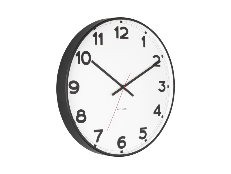 present time Wall Clock New Classic Medium - KA5847WH White