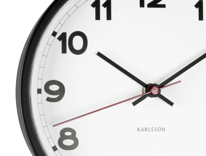 Present Time Wall Clock New Classic Small - KA5846WH White