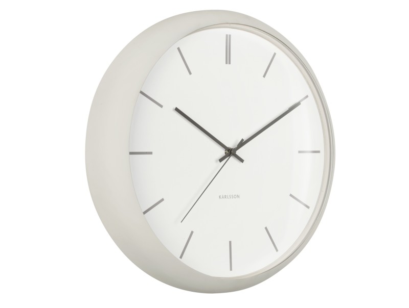 Present Time Wall Clock Nirvana Globe - KA5859WG Warm Grey
