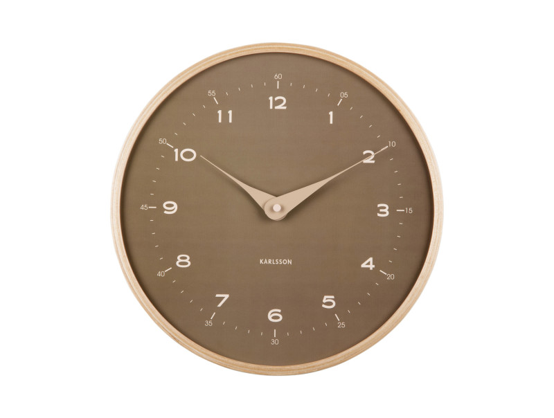 Present Time Wall Clock Osado Dome - KA5995MG Moss Green