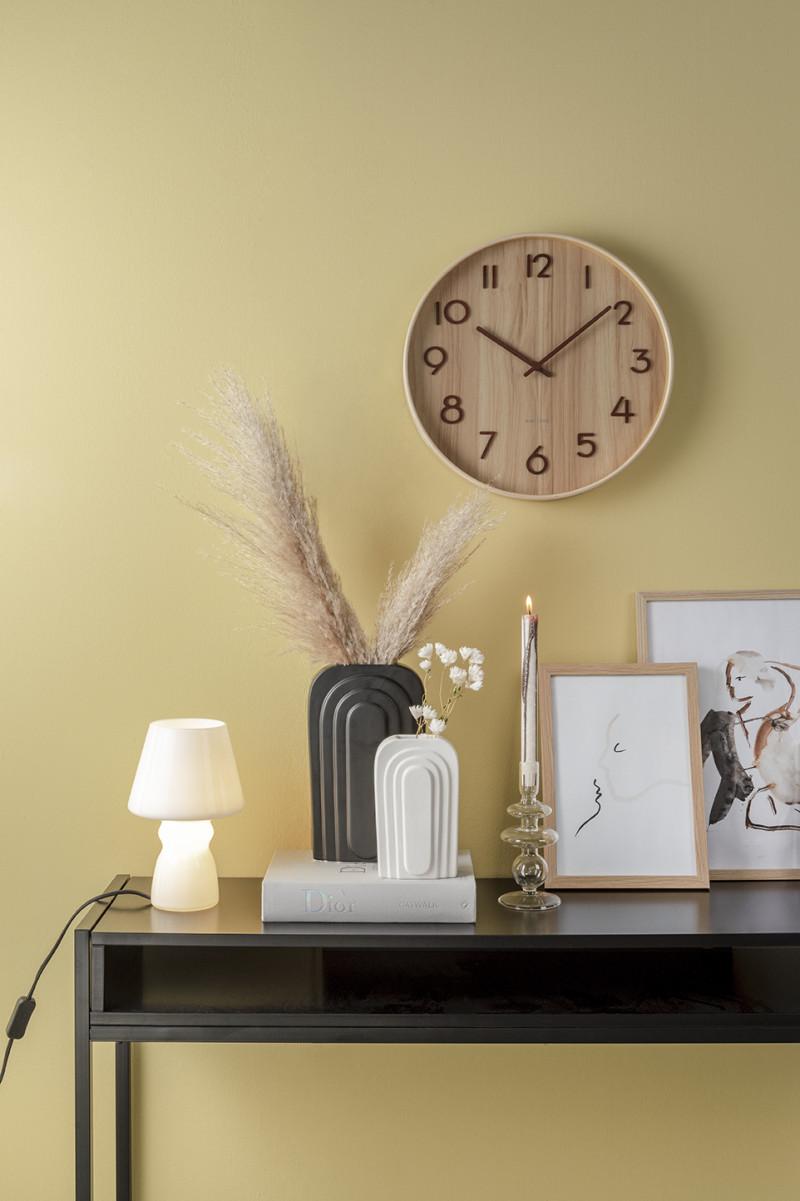 Present Time Wall Clock Pure Medium - KA5809WD Light Wood