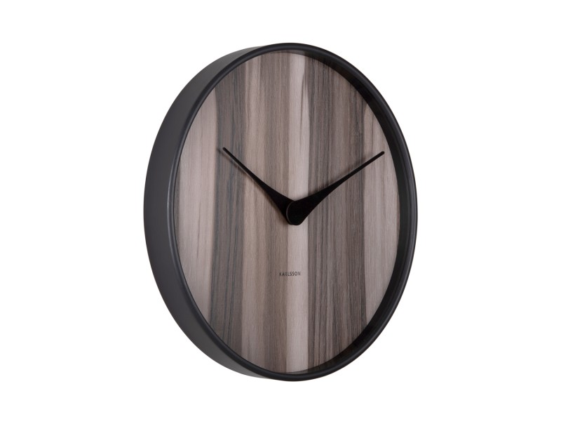 Present Time Wall Clock Wood Melange - KA5929DW Dark Wood