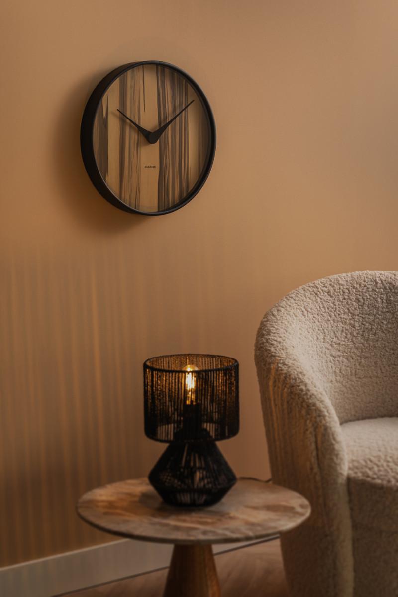 Present Time Wall Clock Wood Melange - KA5929WD Light Wood