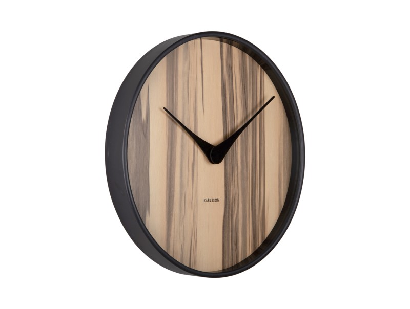 present time Wall Clock Wood Melange - KA5929WD Light wood