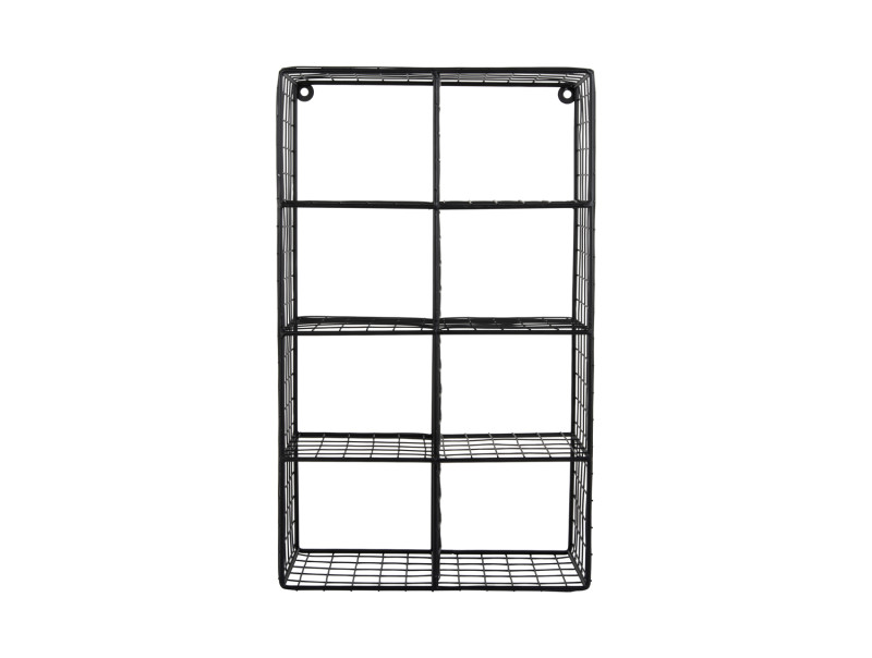 present time Wall Rack Reja Compartments - PT4260BK Black