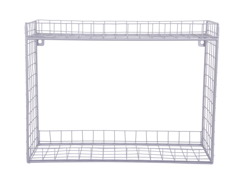 present time Wall Rack Reja Double Layer - PT4257PU Soft purple