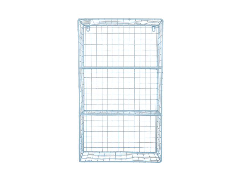 Present Time Wall Rack Reja Large - PT4259LB Soft Blue