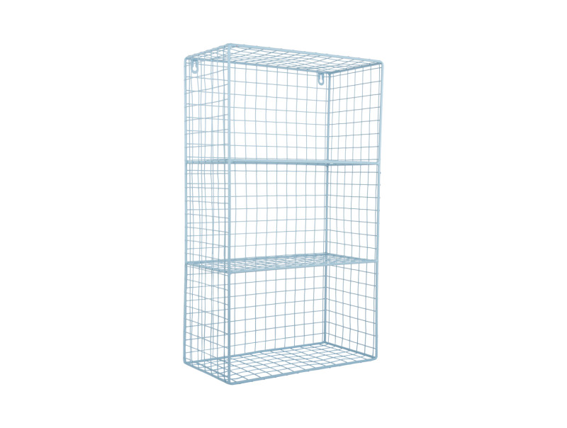 Present Time Wall Rack Reja Large - PT4259LB Soft Blue