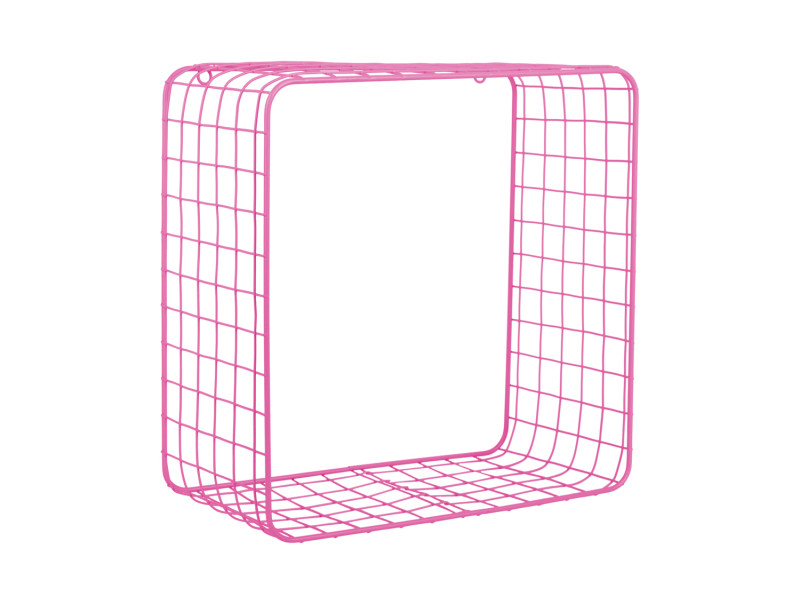 Present Time Wall Rack Set Reja - PT4258BP Bright Pink