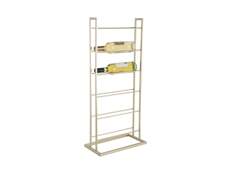 present time Wine Rack Single Floor - PT4272GD Gold painted