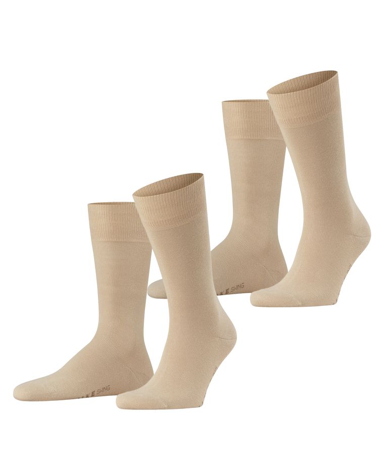 profuomo 2-Pack Falke beige swing sokken