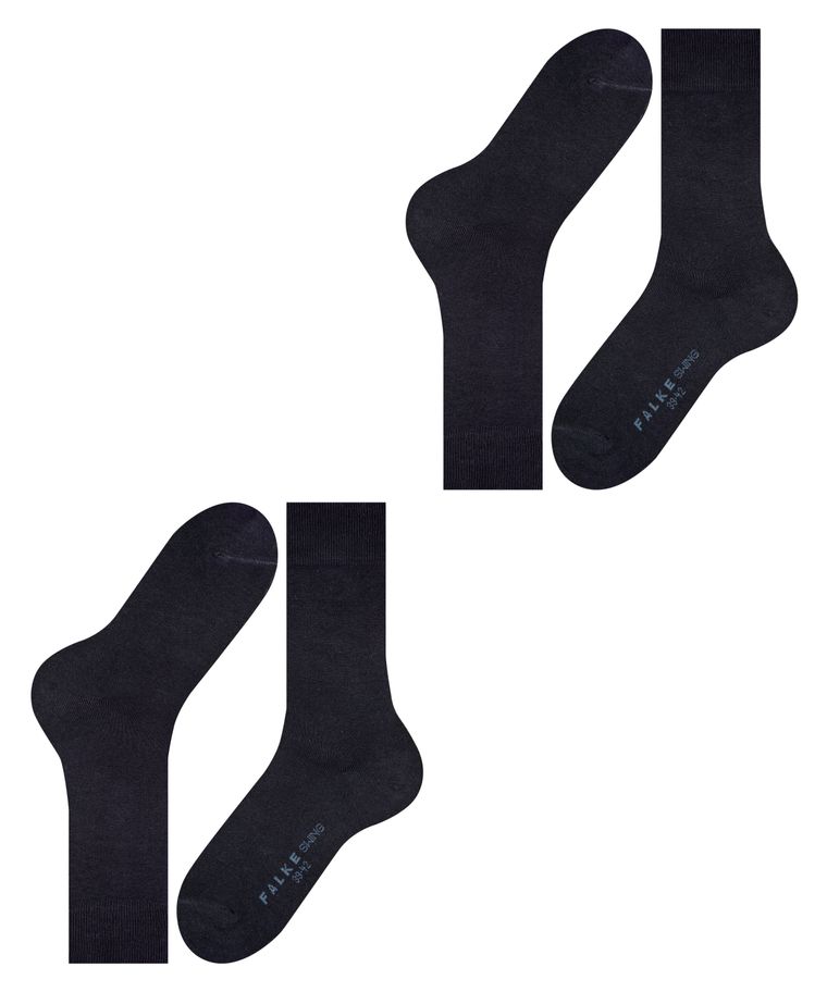 Profuomo 2-Pack Falke Navy Swing Sokken