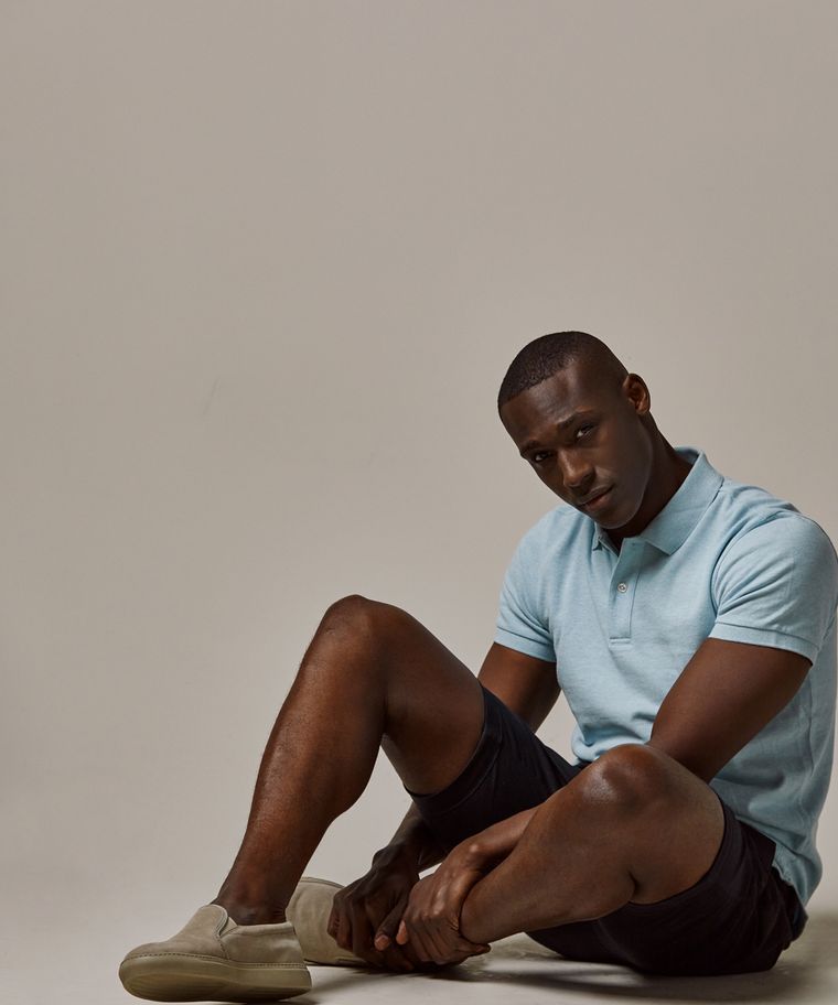 profuomo Aqua pique polo