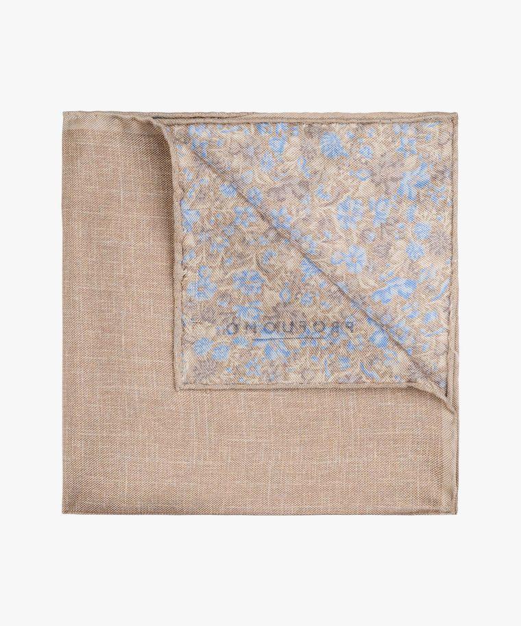 profuomo Beige dubbel print pochet