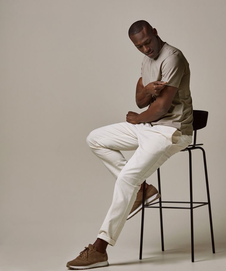 profuomo Beige japanese knitted t-shirt