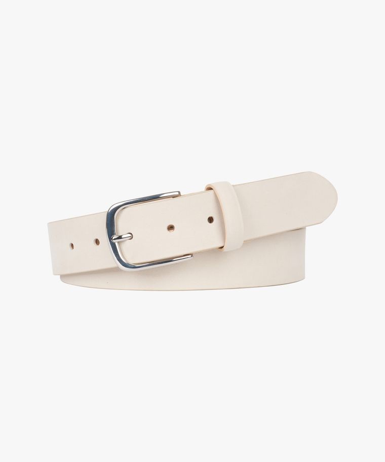 profuomo Beige nubuck leren riem