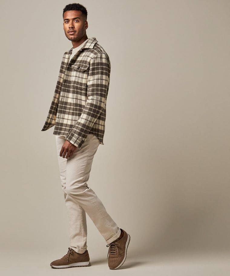 Profuomo Beige Suède Runner