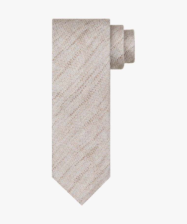 profuomo Beige zijden das