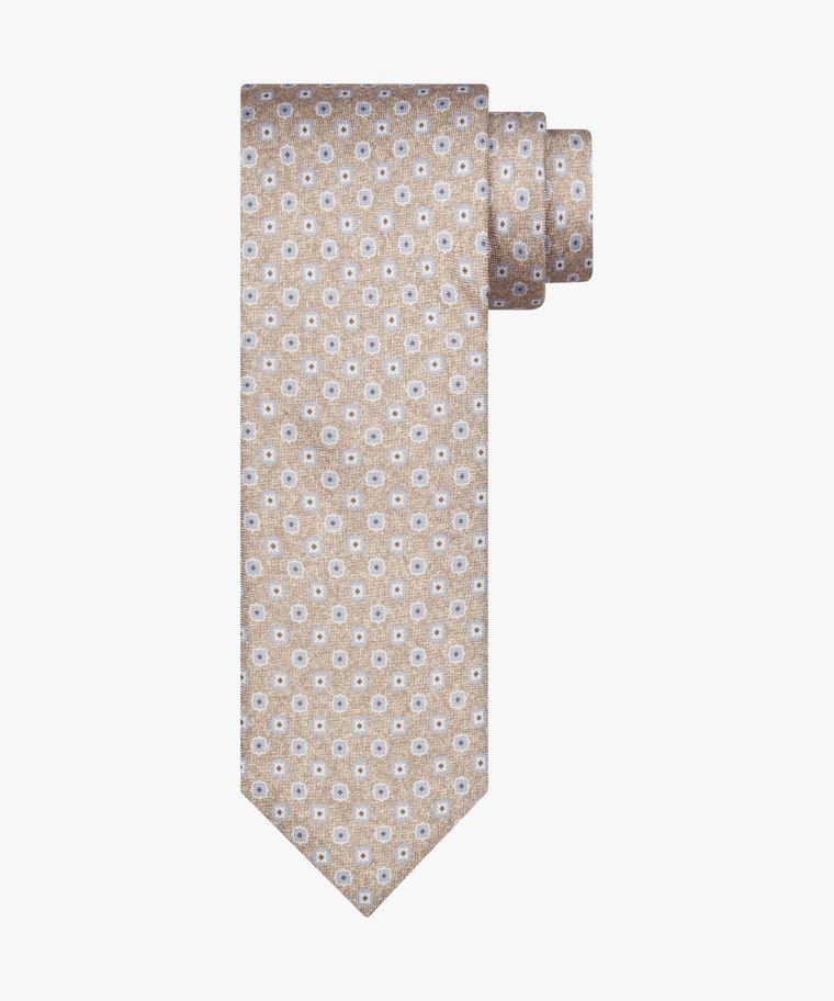 profuomo Beige zijden das