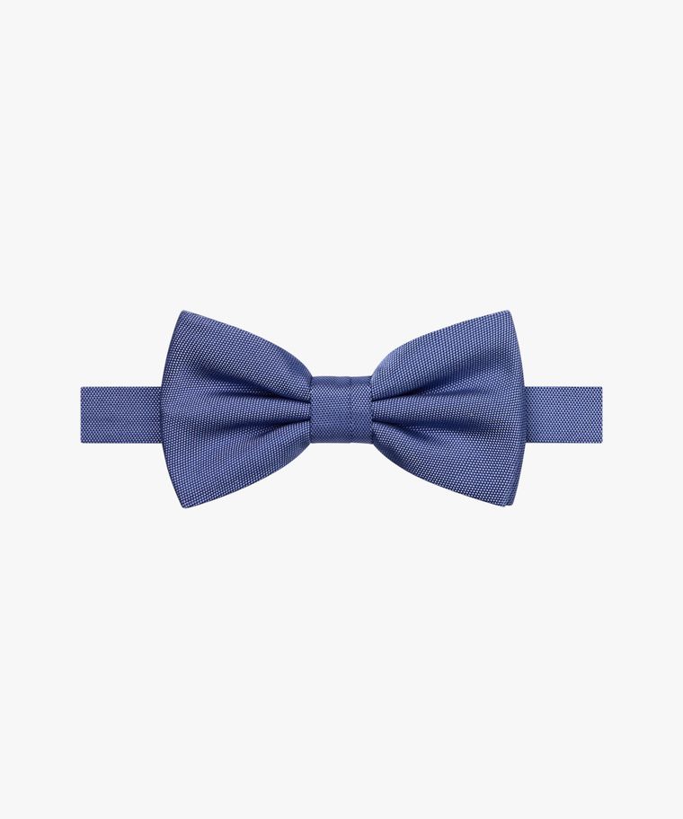 profuomo Blauwe dot zijden strik