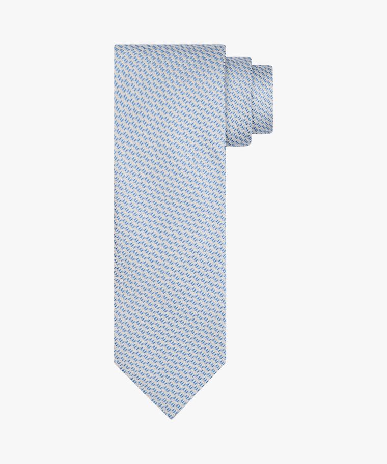 profuomo Blauwe zijden das