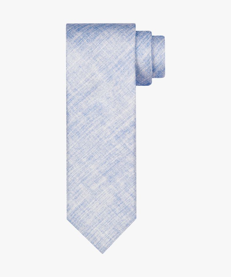 profuomo Blauwe zijden das