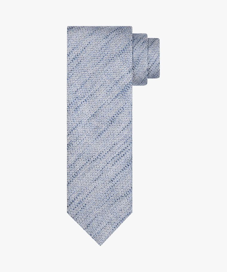 profuomo Blauwe zijden das