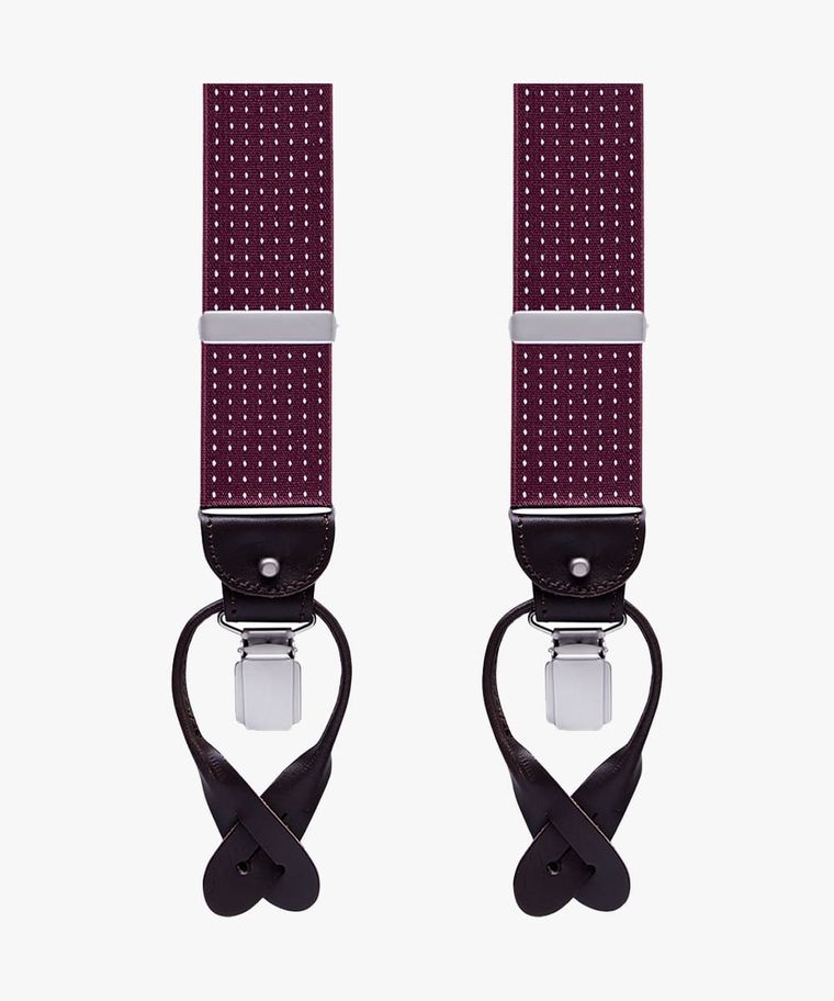 profuomo Bordeaux pindot bretels