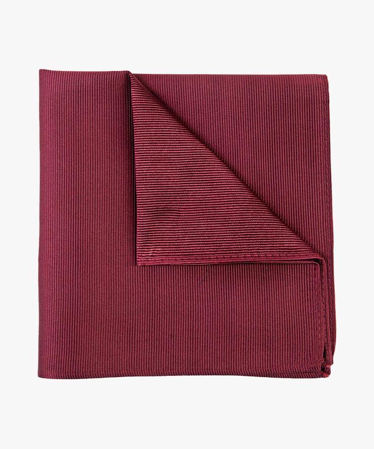 profuomo Bordeaux uni zijden pochet