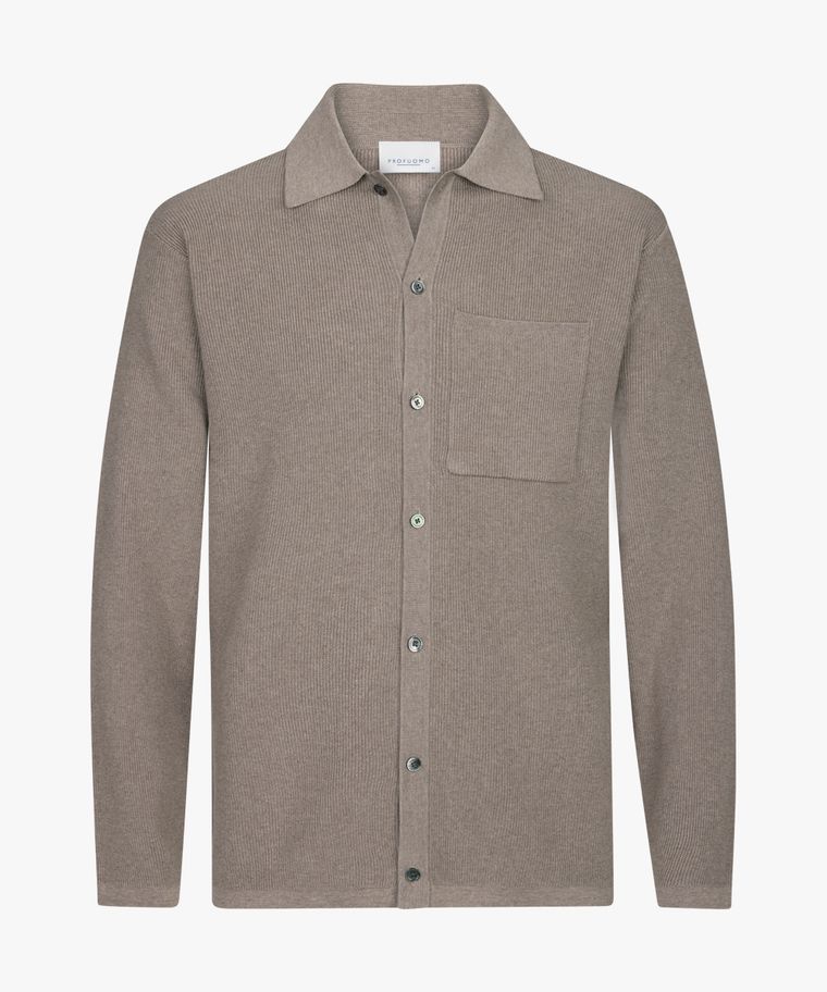 Profuomo Bruin Luxury Basic Overshirt