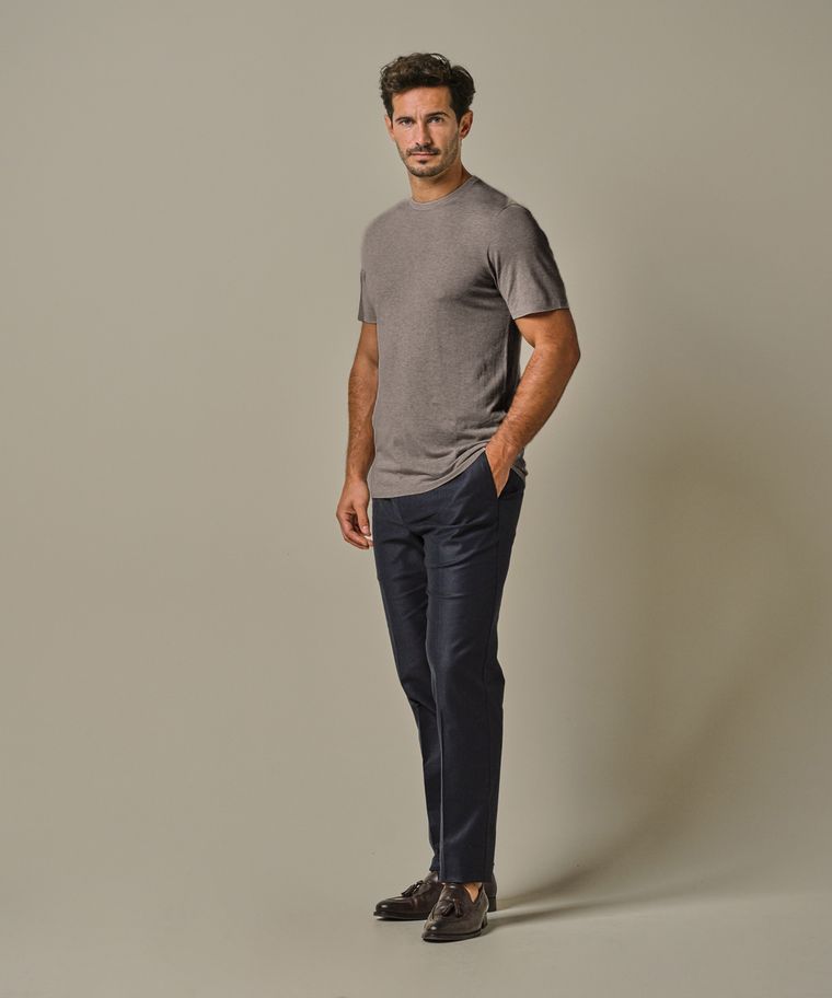 profuomo Bruin luxury basic t-shirt