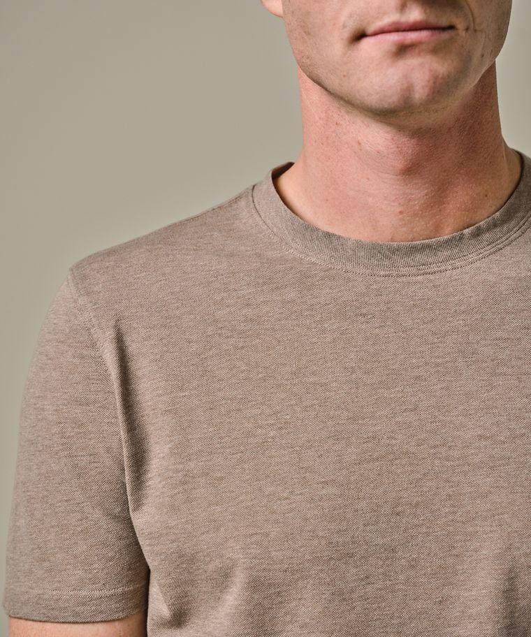 Profuomo Bruin Stretch Pique T-shirt