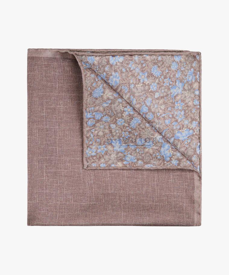 profuomo Bruine dubbel print pochet