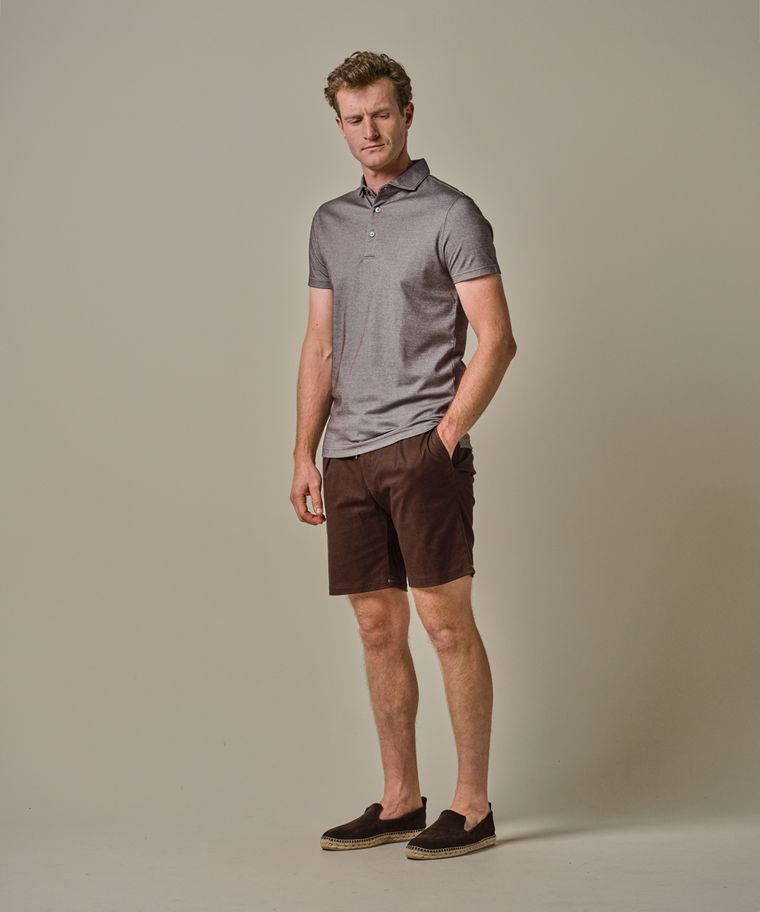 profuomo Bruine formal tech polo