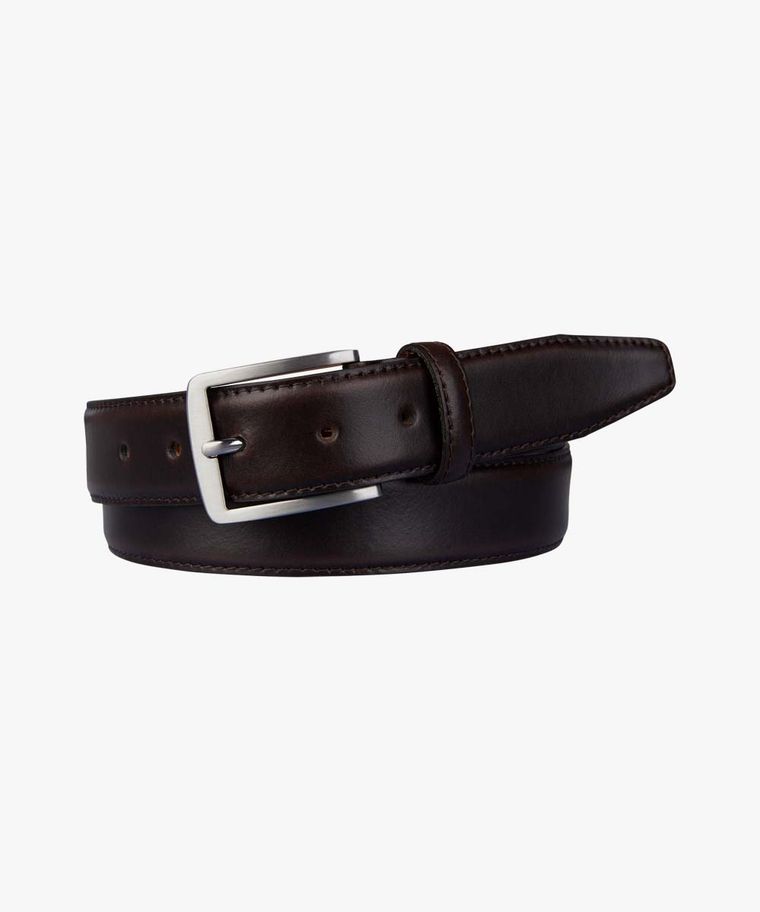 profuomo Bruine lederen riem