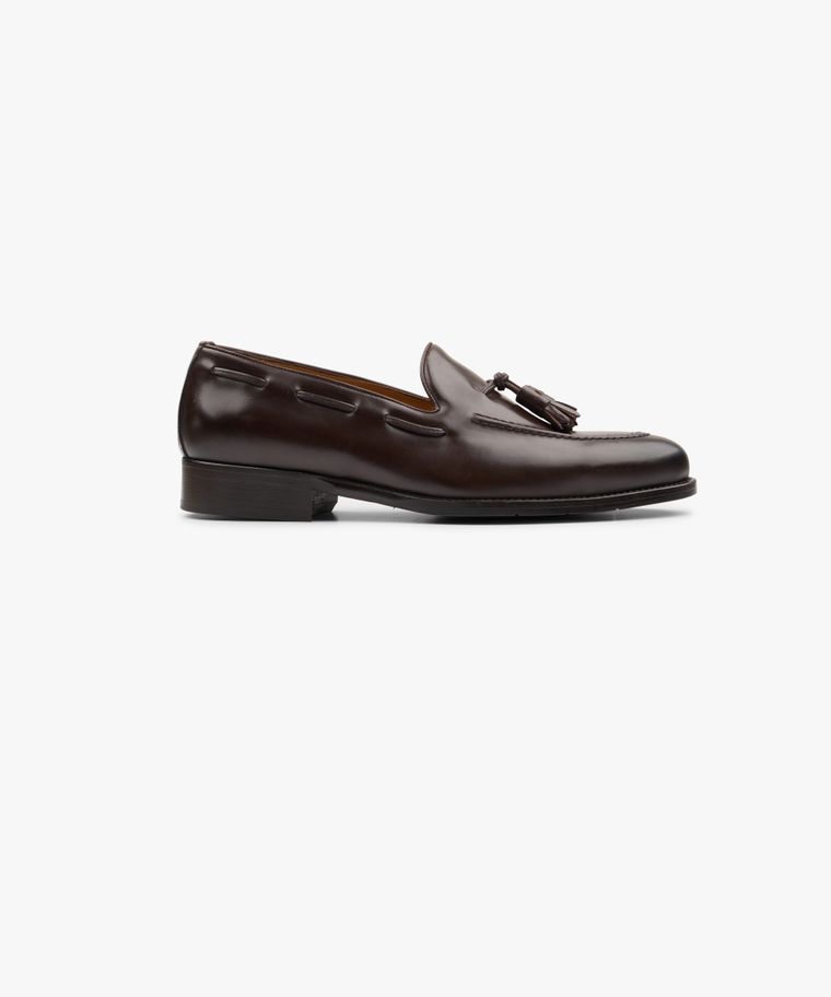 Profuomo Bruine Leren Loafers