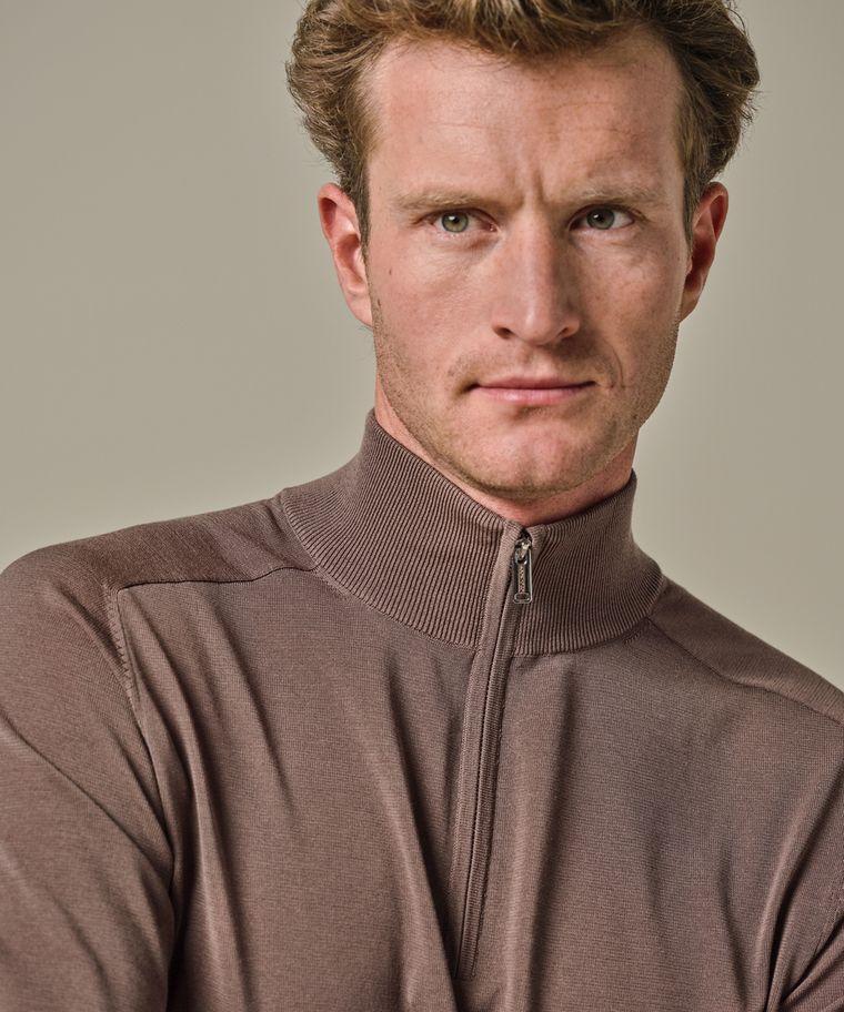 Profuomo Bruine Tech Half Zip