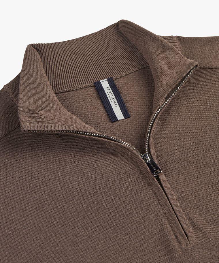 Profuomo Bruine Tech Half Zip