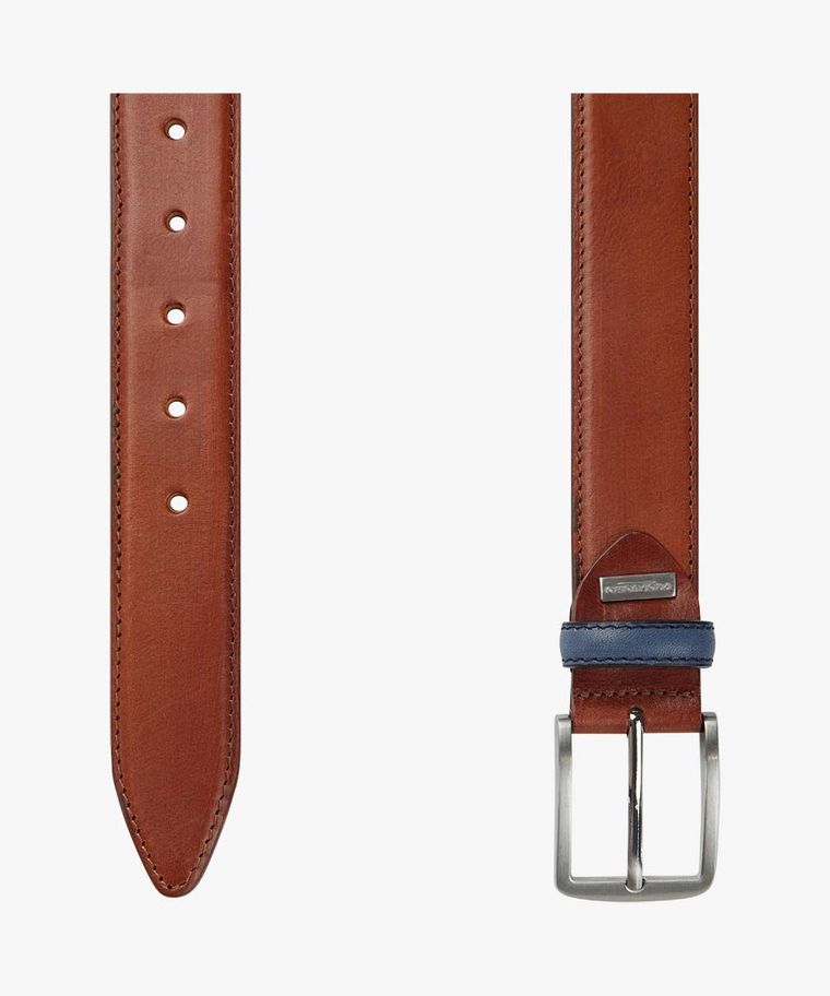 Profuomo Cognac Contrast Loop Riem