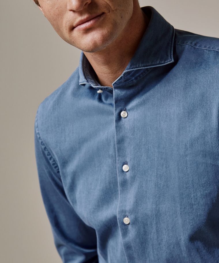 Profuomo Denim Overhemd