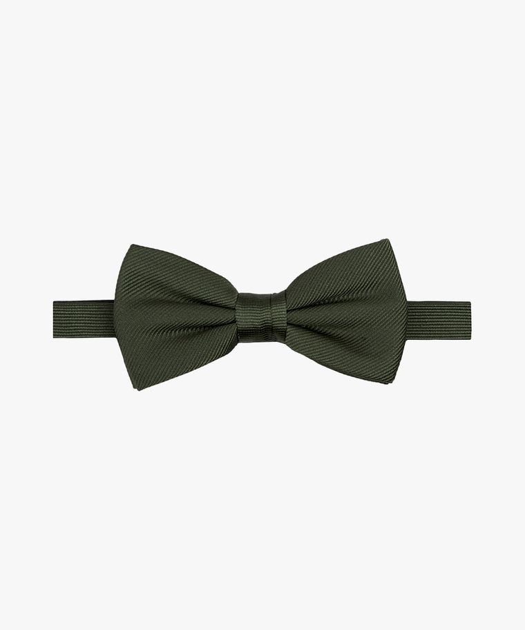 profuomo Donkergroene zijden strik