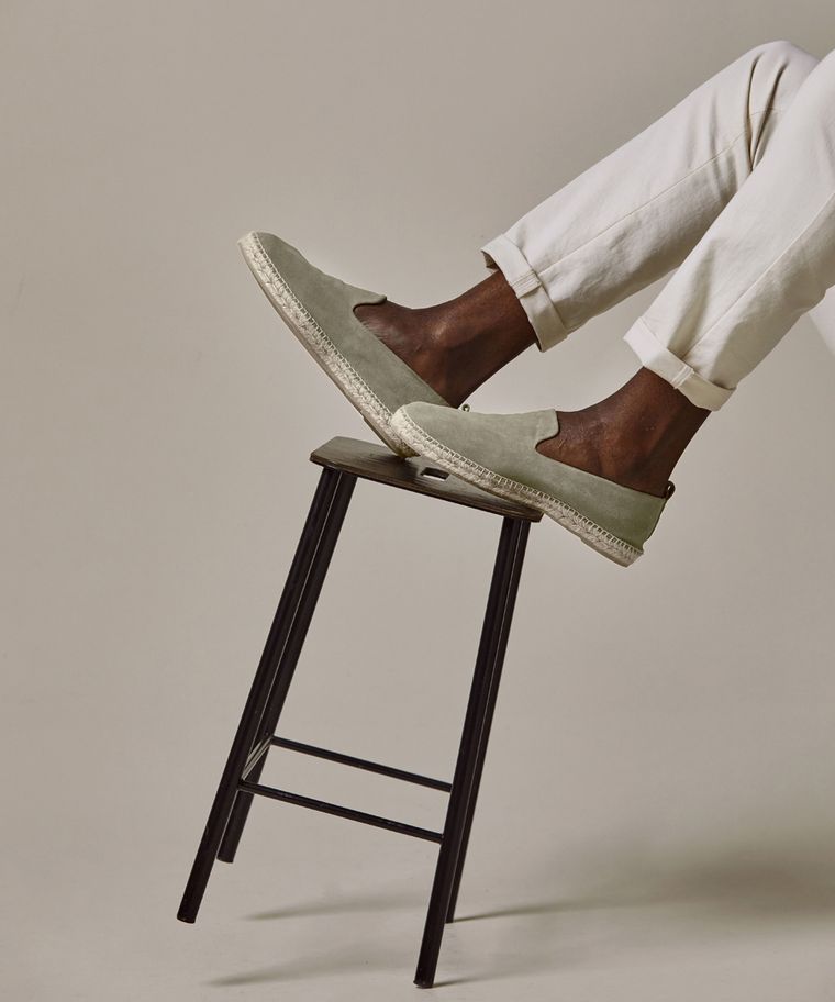 profuomo Fred Martin X Profuomo groene espadrilles