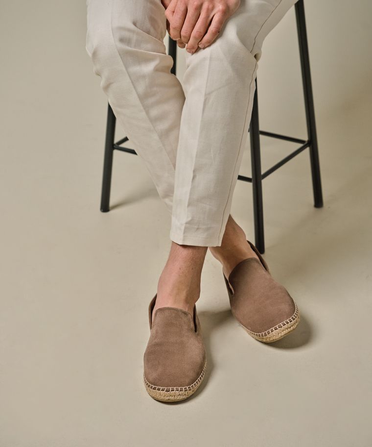 profuomo Fred Martin X Profuomo taupe espadrilles