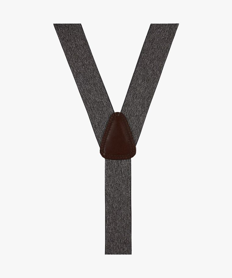 Profuomo Grijs Mélange Bretels
