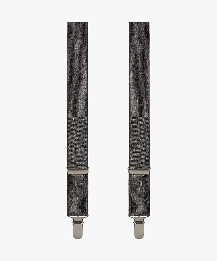 profuomo Grijs melange bretels