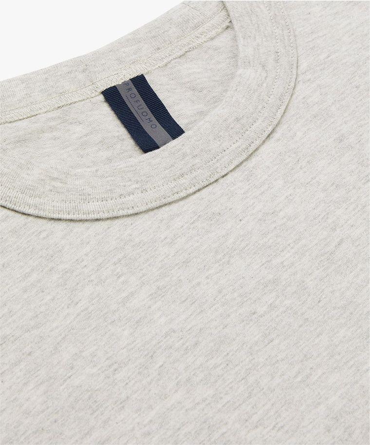 Profuomo Grijs Melange T-shirt