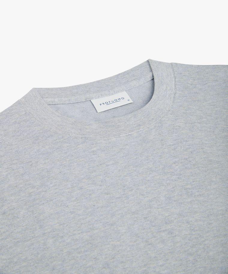 Profuomo Grijze Luxury Basic Crewneck